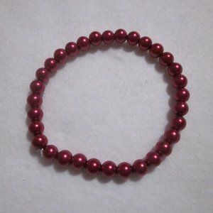 Red Stretch Bracelet.